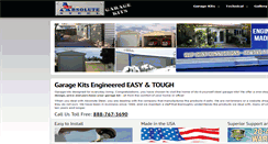Desktop Screenshot of absolutegarages.com